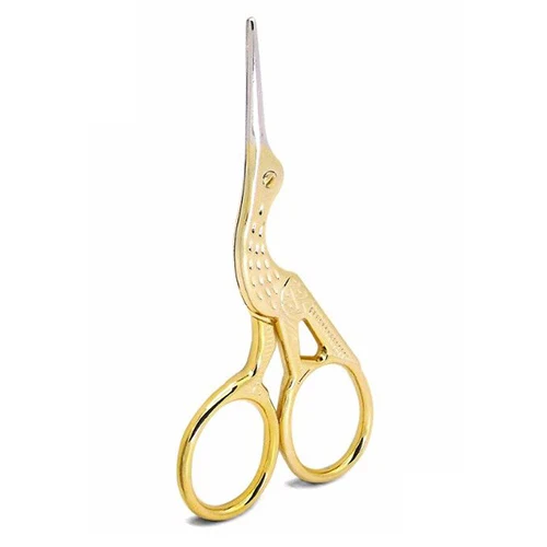 HobbyArts Saks, Stork, Guld, 9 cm